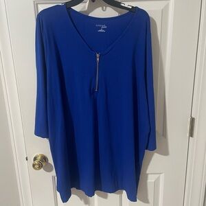 Suprema  tunic 1x royal blue